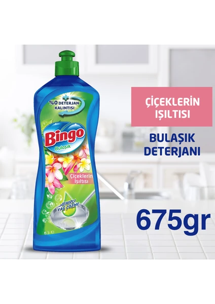 Elde Bulaşık Deterjanı Çiçeklerin Işıltısı 675 gr