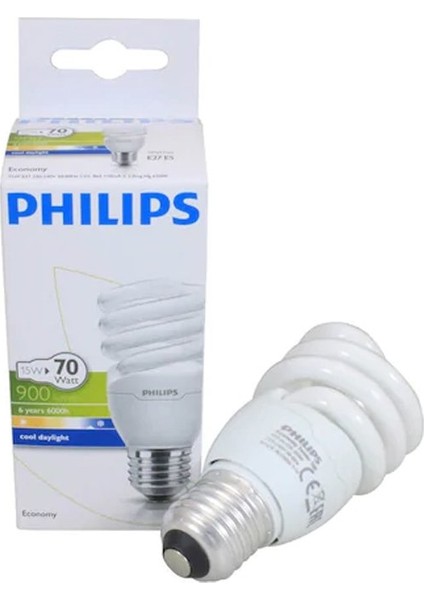 15W Tasarruflu Ampul E27 Beyaz