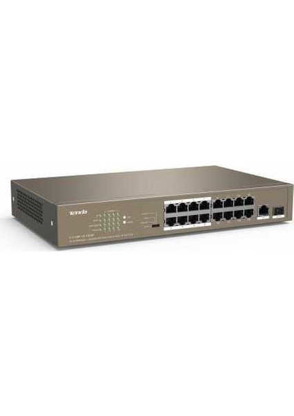 TEF1118P-16-150W 16PORT 10/100 Poe +1 Gigabit/sfp Switch