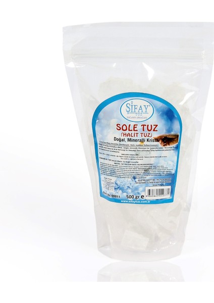 Şifay Kristal Sole Tuzu Halit Tuz 500 gr