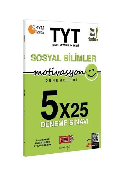 TYT Motivasyon Sosyal Bilimler 5X25 Deneme Sınavı