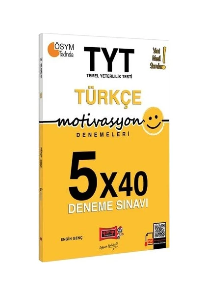 Yargı Yayınevi TYT Motivasyon Türkçe 5X40 Deneme Sınavı