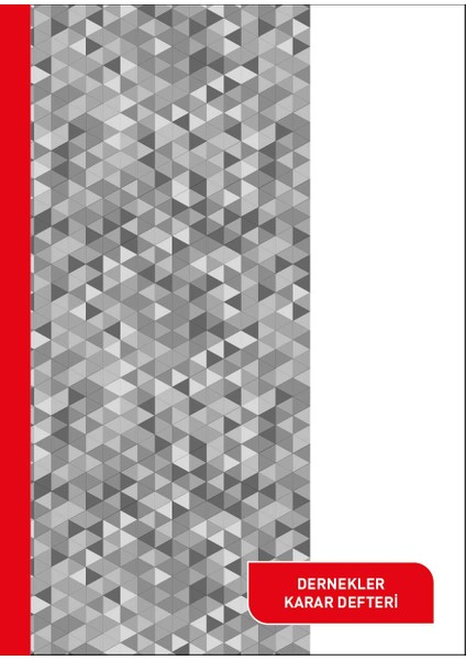 Dernekler Karar Defteri 40 Yaprak - 25x35 cm 12 Adet
