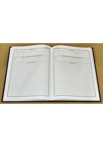 Dernekler Karar Defteri 40 Yaprak - 25x35 cm 12 Adet fiyatları