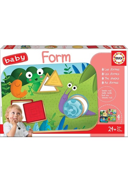 Baby Form Bebek Eğitim Serisi Puzzle 24AY+