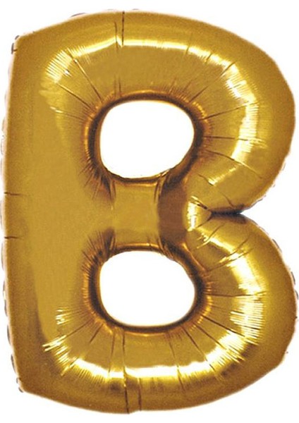 Gold Folyo Balon B Harfi 90 cm