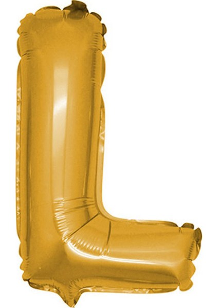 Gold Folyo Balon L Harfi 40 cm