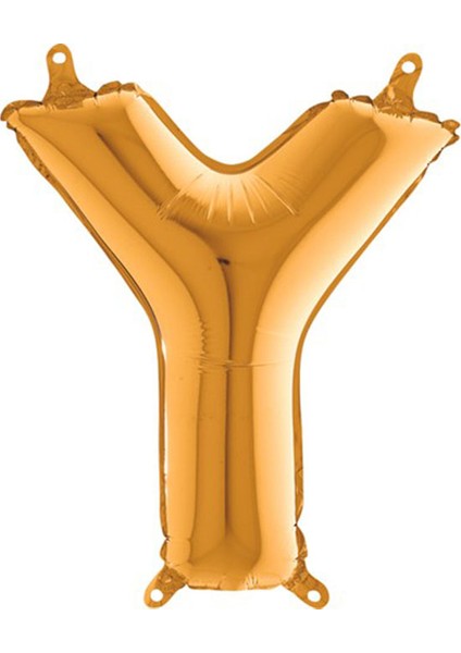 Gold Folyo Balon Y Harfi 90 cm