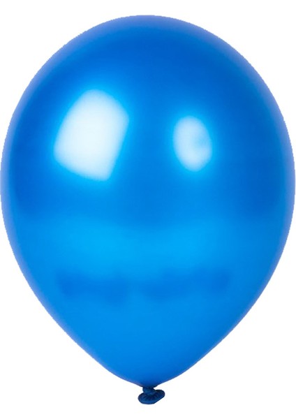 Metalik Koyu Mavi Balon 10'lu Paket