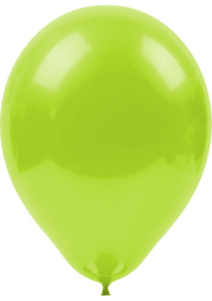 Metalik Fıstık Yeşili Balon 10'lu Paket