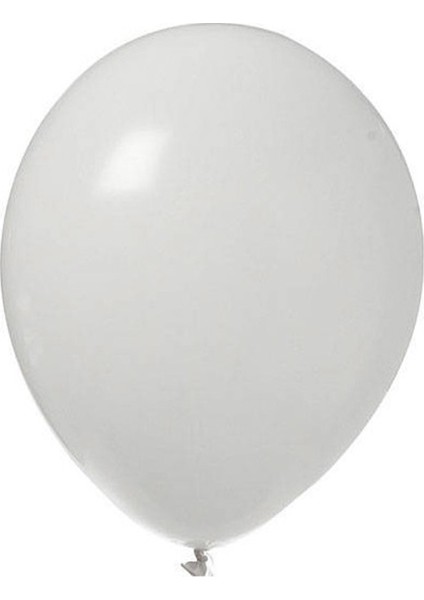 Pastel Beyaz Balon 10'lu Paket
