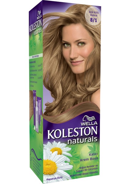 Koleston Naturals Saç Boyası 8/1 Açık Küllü Kumral