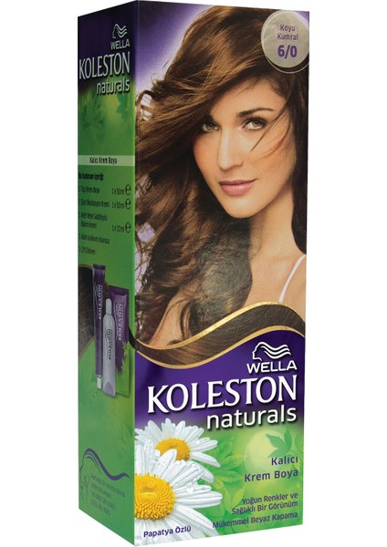 Koleston Naturals Saç Boyası 6/0 Koyu Kumral