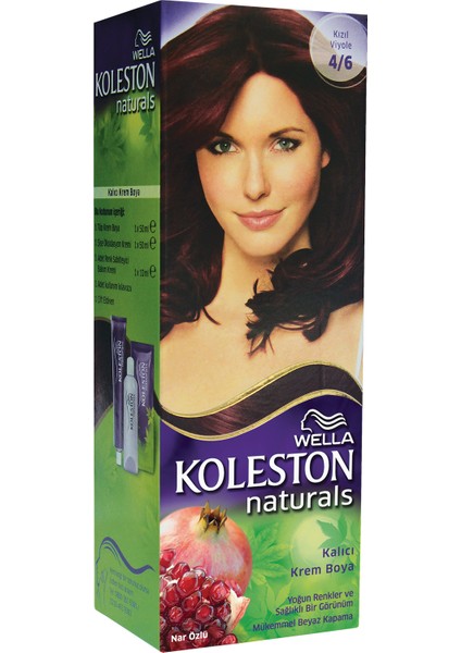 Koleston Naturals Saç Boyası 4/6 Kızıl Viyole fiyatları