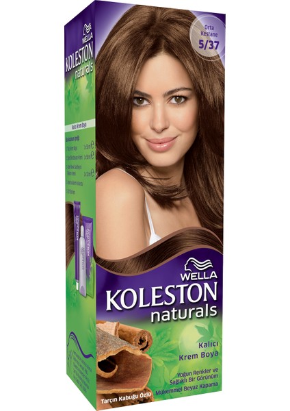 Koleston Naturals Saç Boyası 5/37 Orta Kestane fiyatları