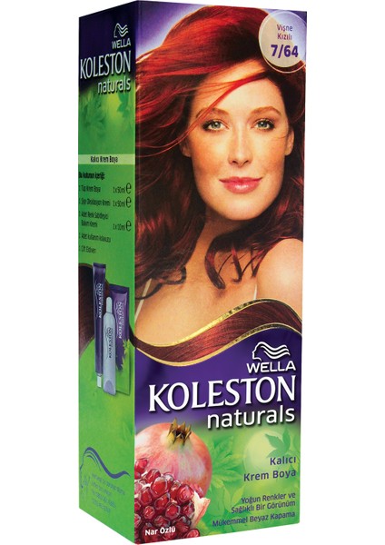 Koleston Naturals Saç Boyası 7/64 Vişne Kızılı