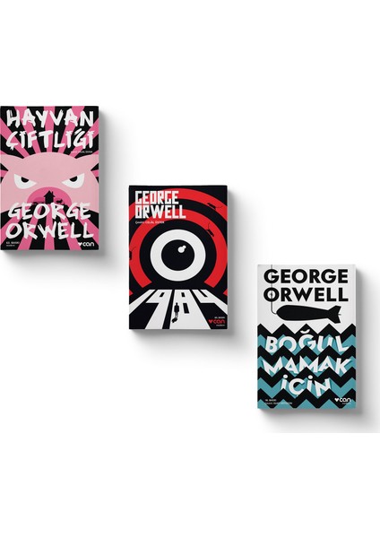 Hayvan Çiftliği - 1984 - Boğulmamak Için - George Orwell - 3 Kitap