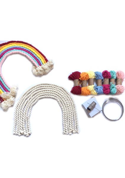 Macrame Gökkuşağı Yapım Seti
