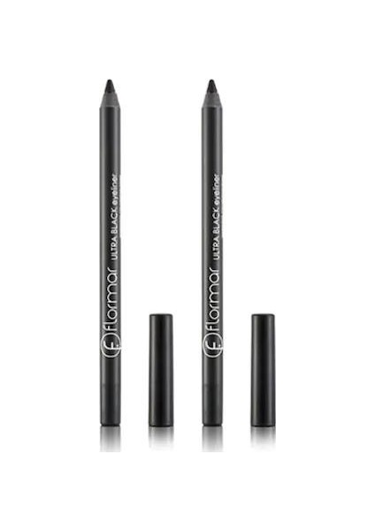 Ultra Siyah Eyeliner-Sürme Kalem 2 Adet
