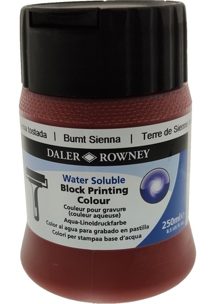 Linol Baskı Boyası 250 ml - Burnt Sienna