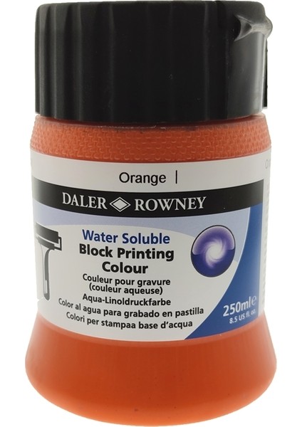 Linol Baskı Boyası 250 ml - Orange