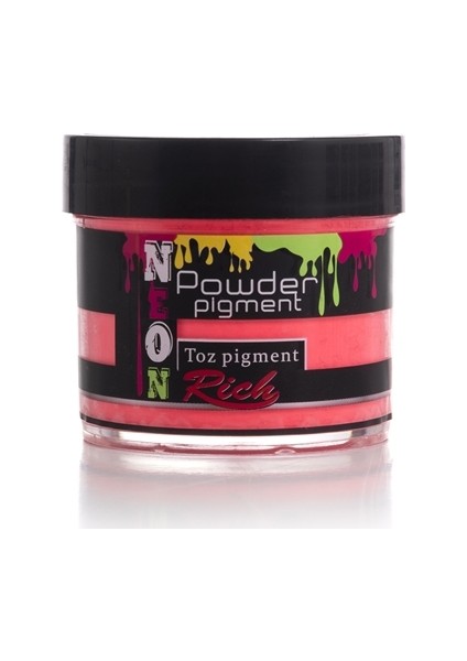 Neon Toz Pigment 60 cc - Kırmızı