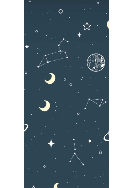 Yıldız Desenli Galaxy Yapışkanlı Folyo ANKRFLY0022