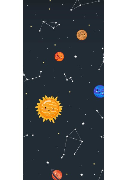 Yıldız Desenli Galaxy Yapışkanlı Folyo ANKRFLY0025