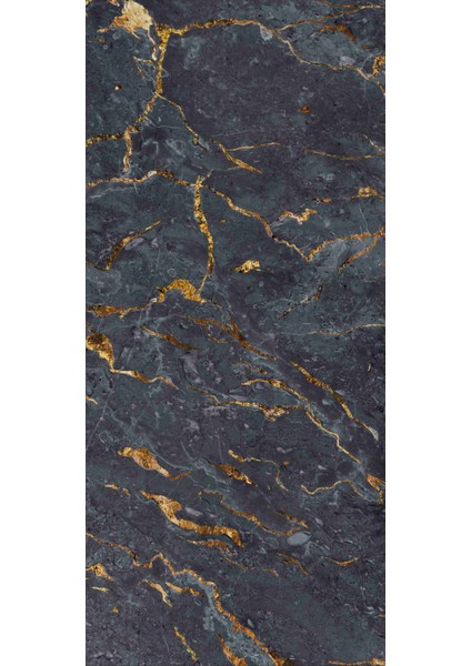 Antrasit Gold Mermer Desenli Yapışkanlı Folyo ANKRFLY0003