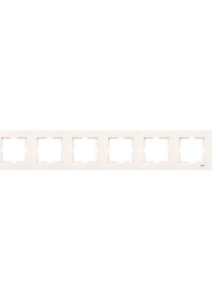 Viko Karre Krem Altılı Çerçeve