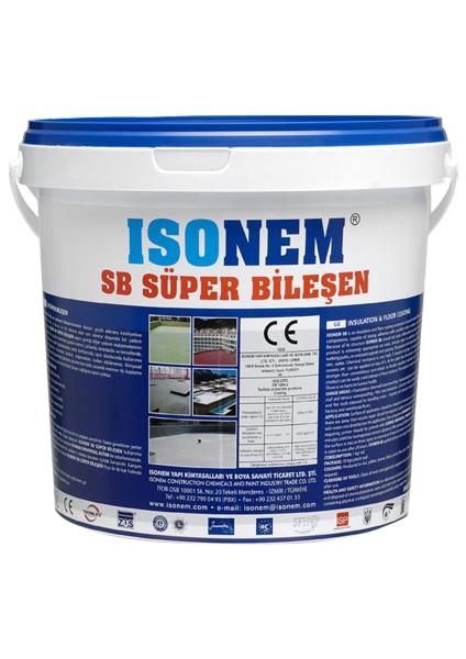 Sb Süper Bileşen Uv Dayanımlı Su Yalıtımı 18 Kg - Gri