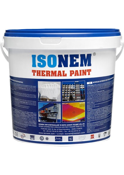 Thermal Paint İç Ve Dış Cephe Isı Yalıtım Boyası 5 Lt