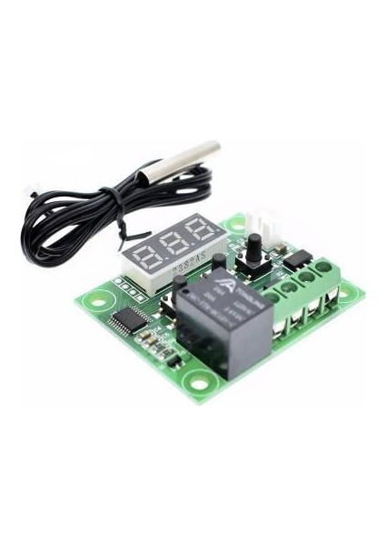 Digital Nem Ve Isı Ölçer Problu Ve 12 Volt Termostat