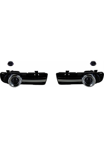 Volkswagen Golf 4 Sis Farı Seti Kromlu Sağ + Sol Komple Tesisat