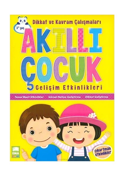 Dikkat ve Kavram Çalışmaları Akıllı Çocuk Gelişim Etkinlikleri