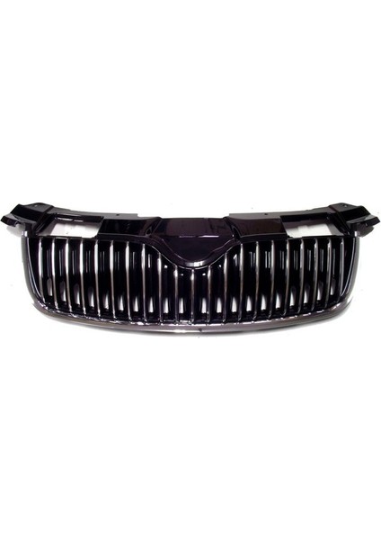 Skoda Fabia 2007 - 2010 Ön Panjur Full Krom Parlak