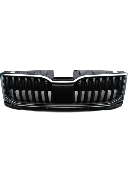 Skoda Octavia 2013-2017 Ön Panjur Plastik Krom Parlak Çerçeve