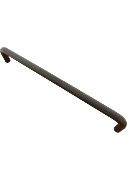 U Boy Kulp Mat Siyah 224 mm Dolap Vestiyer