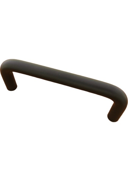 U Boy Kulp Mat Siyah 96 mm Dolap Vestiyer