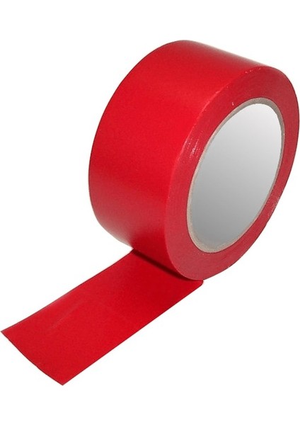 Kırmızı Pvc Yer İşaretleme Bandı 50 mm x 30M