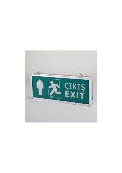 Exıt Çıkış Armatürü Ledli 3 Saat Akülü Ct-9174