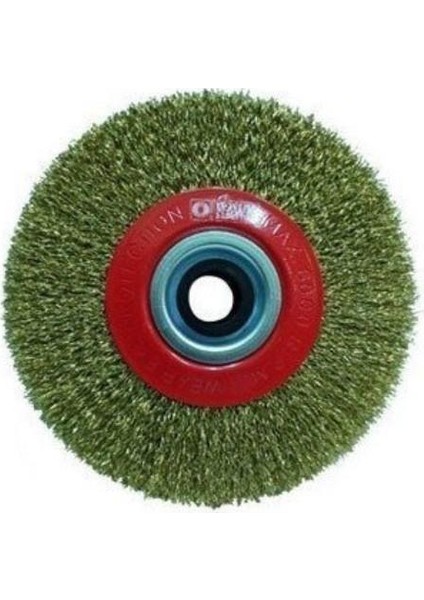 Hawk 10105 Daire Fırça Sarı Telli 150X25 mm