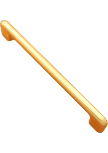3 Lü 224 mm Metax Ilıca Mat Altın Sarı Kulp Çekmece Dolap Kulpu
