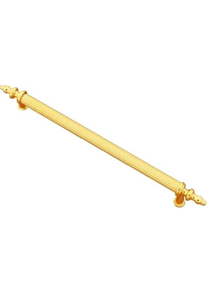 5'li Metax Kumru Altın 224 mm Gold Çekmece Dolap Mobilya Kulpu