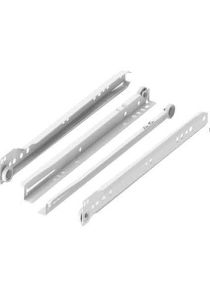 30 cm Beyaz Ray Çekmece Rayı 1 Takım