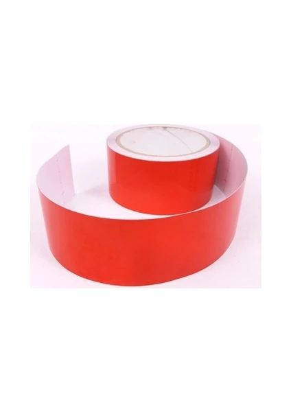 Sel-Tape Reflektif Fosforlu Bant 50 mm x 23 m Kırmızı