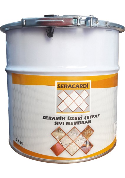 Seracardi Seramik Üzeri Şeffaf İzolasyon 3 kg