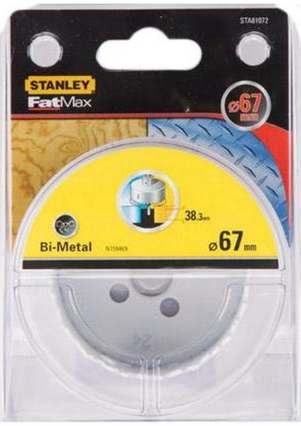 Stanley Sta81072 67 mm Delik Testere Ucu