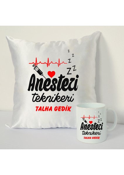 Anestezi Teknikeri Kupa Bardağı ve Dekoratif Kırlenti