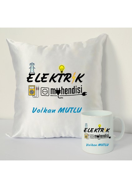 Elektrik Mühendisi Bardağı ve Dekoratif Kırlenti